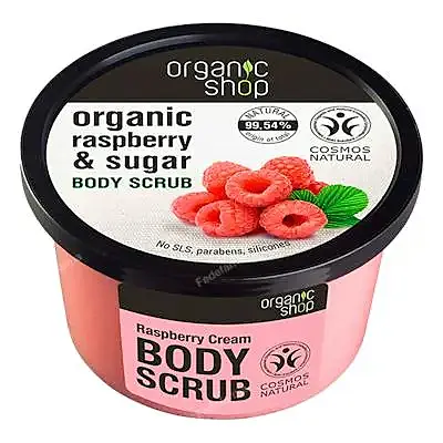 Exfoliante corporal regenerador frambuesa 250 ml, Organic Shop