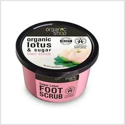 Exfoliante para pies loto 250 ml, Organic Shop