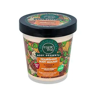 Mousse corporal nutritiva almendra-miel 450 ml, Organic Shop