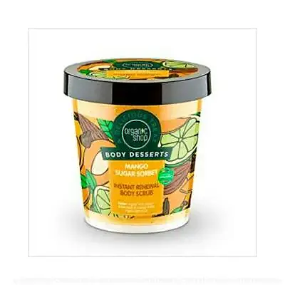 Exfoliante corp renov. sorbete azúcar mango 450 ml, Organic Shop