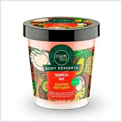 Exfoliante corp modelador mezcla tropical 450 ml, Organic Shop