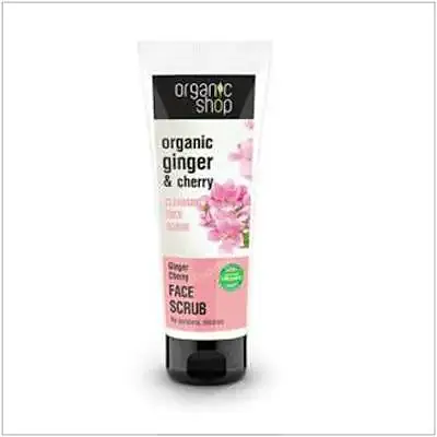 Peeling facial limpiador jengibre y cerezas 75 ml, Organic Shop