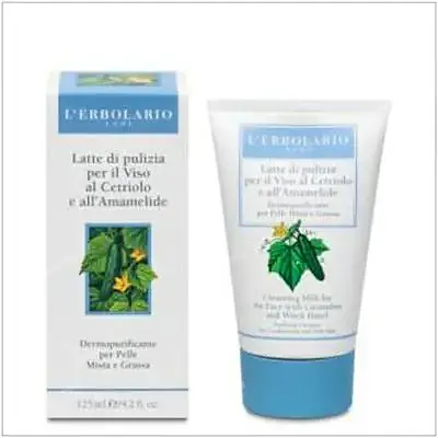 Leche limpiadora al pepino 125 ml, L'Erbolario
