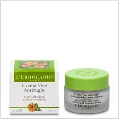 Crema facial antiarrugas caléndula zanahoria 30 ml, L'Erbolario