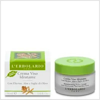 Crema facial hidratante helicriso y aloe 50 ml, L'Erbolario