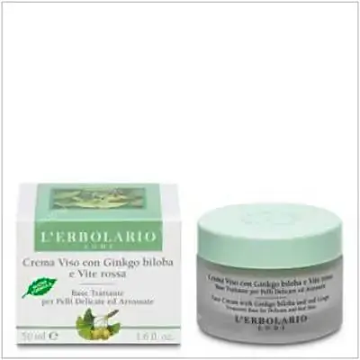 Crema facial ginkgo biloba 50 ml, L'Erbolario