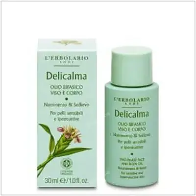 Delicalma aceite bifasico cara y cuerpo 30 ml, L'Erbolario