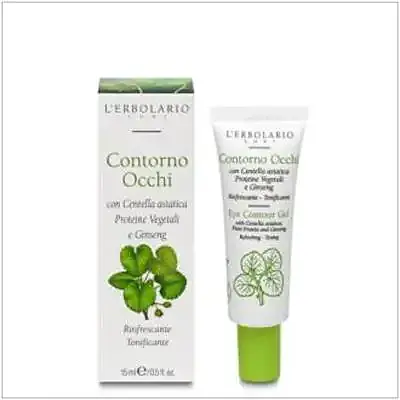 Crema contorno de ojos con centella asiatica 15 ml, L'Erbolario