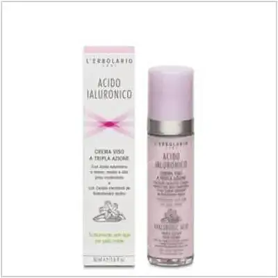 Ácido hialurónico crema facial pieles mixtas 50 ml, L'Erbolario