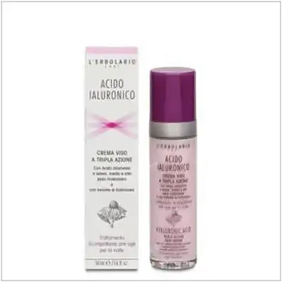 Ácido hialurónico crema facial noche antiedad 50 ml, L'Erbolario