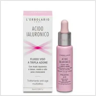 Ácido hialurónico fluido cara triple accion 28 ml, L'Erbolario