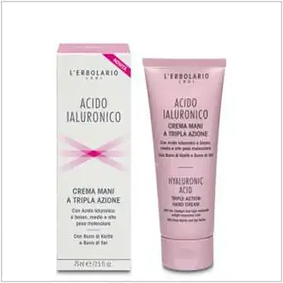 Ácido hialurónico crema manos 75 ml, L'Erbolario