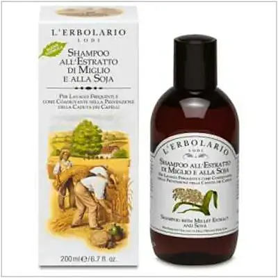 Champú de mijo y soja 200 ml, L'Erbolario