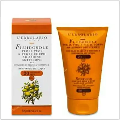 Solar fluidosol cara cuerpo antitiempo 125 ml, L'Erbolario