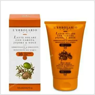 Solar leche zanahoria y jojoba SPF10 125 ml, L'Erbolario