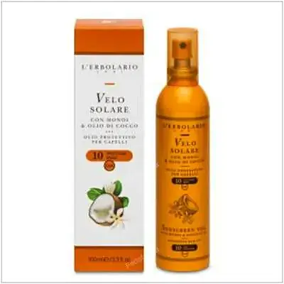 Solar velo con monoi y coco SPF10 100 ml, L'Erbolario