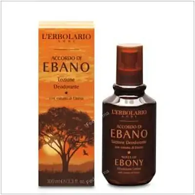 Accordo ebano loción desodorante 100ml, L'Erbolario