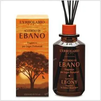 Accordo ebano fragancia mikados 200 ml, L'Erbolario