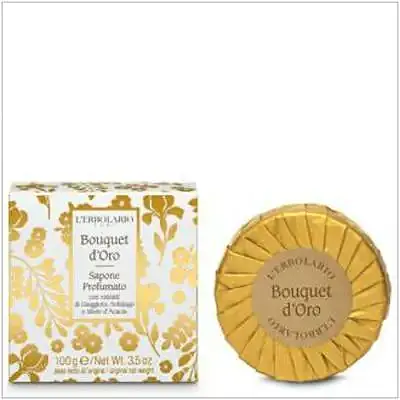 Bouquet de oro jabón perfumado pastilla 100 g, L'Erbolario