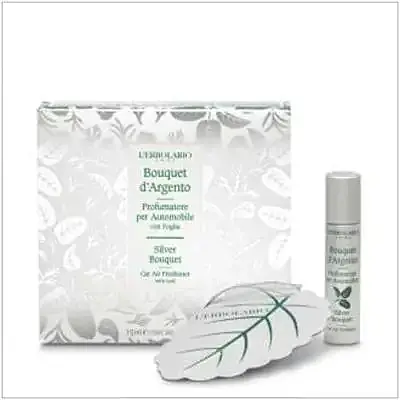 Bouquet de plata perfumador automovil con hoja, L'Erbolario