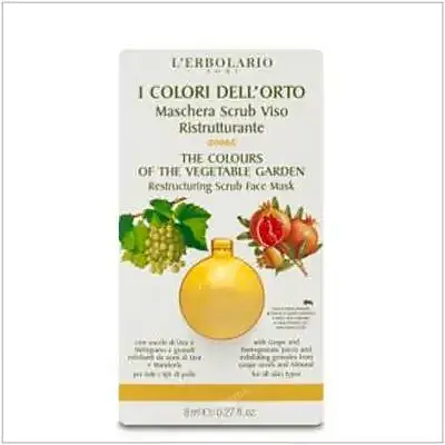 Colores del huerto mascarilla exfoliante 8 ml, L'Erbolario