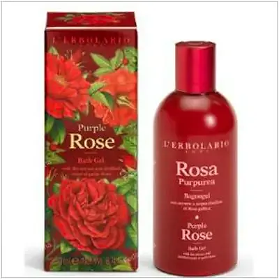 Rosa purpurea gel de baño 250 ml, L'Erbolario