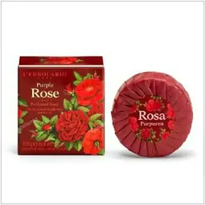 Rosa purpurea jabón perfumado 100 g, L'Erbolario