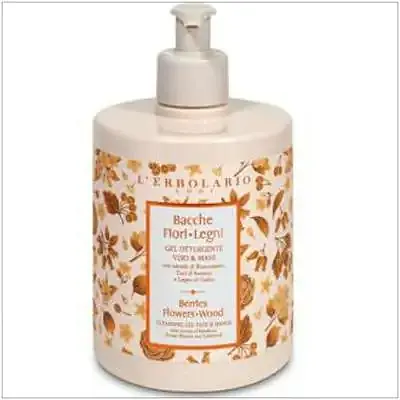 Bayas flores gel detergente cara y manos 500 ml, L'Erbolario