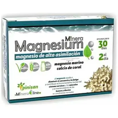Minera magnesio 60 cápsulas, Pinisan