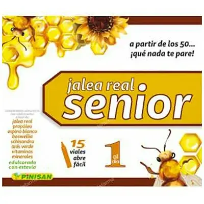 Jalea real senior 15 viales, Pinisan