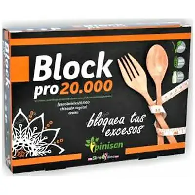 Block pro 20000 slim line 705 mg 30 cápsulas, Pinisan