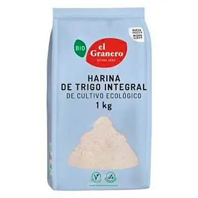 Harina trigo integral BIO 1 kg, El Granero