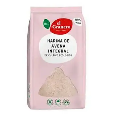 Harina avena integral BIO 1 kg, El Granero