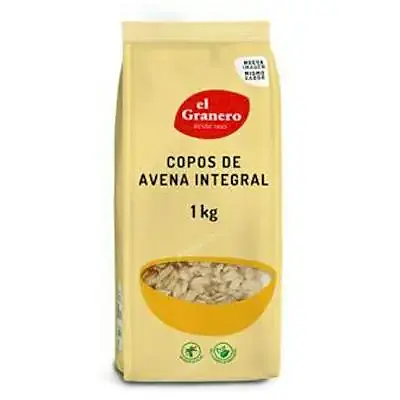 Copos avena grueso 1 kg, El Granero