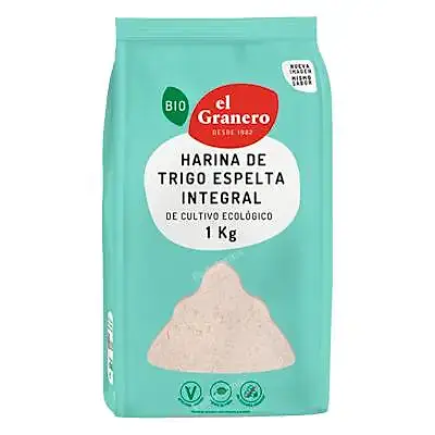 Harina de trigo espelta integral BIO 1 kg, El Granero