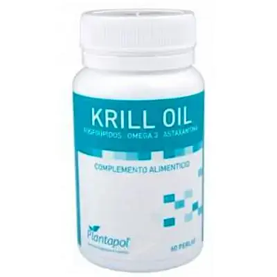 Krill oil aceite de krill antártico 60 perlas, Plantapol