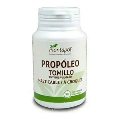 Propóleo con tomillo y vitamina C 90 comprimidos masticables, Plantapol