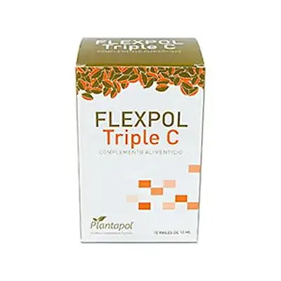Flexpol triple C 15 ampollas, Plantapol