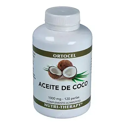 Aceite de coco 1000 mg 120 perlas, Ortocel