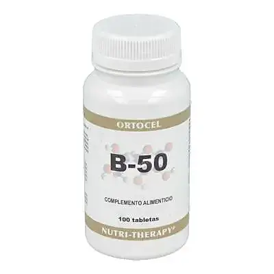 Complex B-50 100 comprimidos, Ortocel