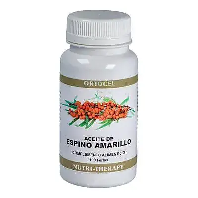 Espino amarillo 500 mg 100 perlas, Ortocel