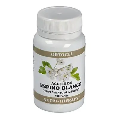 Aceite de espino blanco 300 mg 100 perlas, Ortocel