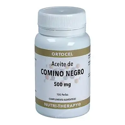 Aceite de comino negro 500 mg 100 perlas, Ortocel