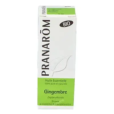 Aceite esencial de jengibre (rizoma) BIO 5 ml, Pranarom