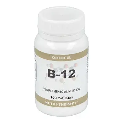 Vitamina B-12 500 mcg 100 comprimidos, Ortocel