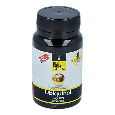 Ubiquinol 100 mg elementales 30 cápsulas, Novadiet