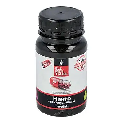 Hierro elementales 60 cápsulas, Novadiet