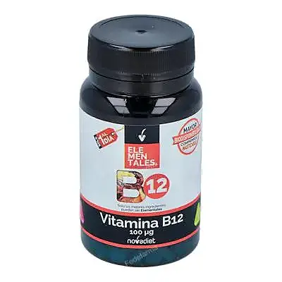 Vitamina b12 100ug elementales 120 comprimidos, Novadiet