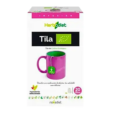 Herbodiet tila flor BIO 20 bolsitas, Novadiet