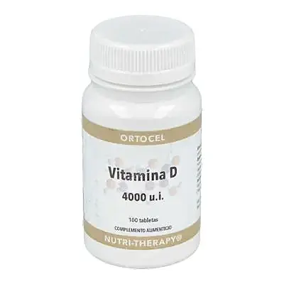 Vitamina D 4000UI 100 comprimidos, Ortocel
